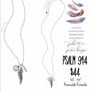 Premier Designs Psalm 91:4 necklace